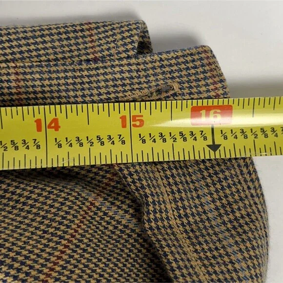 Brooks Brothers Sz Mens M Flannel Long-Sleeve Button-Down Casual Shirt Brown - Picture 6 of 10